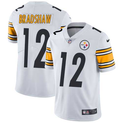 Nike Pittsburgh Steelers #12 Terry Bradshaw White NFL Vapor Untouchable Limited Jersey,We sell and wholesale Nike Pittsburgh Steelers #12 Terry Bradshaw White NFL Vapor Untouchable Limited Jersey on line form chian!